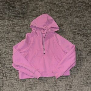 Pink Scuba Oversized Half-Zip Hoodie Lululemon Size M/L